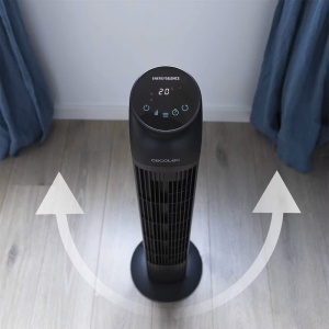 Ventilator turn Cecotec EnergySilence 8050 SkyLine Smart, 45W, Silentios, 3 viteze, Telecomanda, Temporizator, Afisaj LED - Img 6