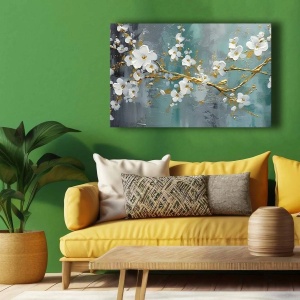 Wallxpert tablou decorativ canvas, 45x70 cm, panza 100% grosime 2.8mm, cadru lemn pin 100%, multicolor - Verificat A · Re-Bloom