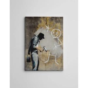 Wallxpert tablou decorativ canvas, 70x100 cm, 50% bumbac/50% poliester, imprimare digitala, rama lemn, multicolor - Verificat B · Re-Bloom