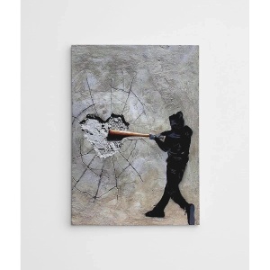 Wallxpert tablou decorativ canvas, 70x100 cm, 50% bumbac/50% poliester, imprimare digitala, cadru lemn 2x3 cm, multicolor - Verificat A · Re-Bloom - Img 4