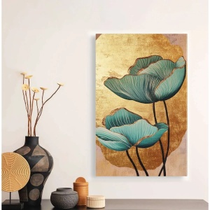 Wallxpert tablou decorativ canvas, 70x100 cm, panza 100% grosime 3mm, rama lemn pin 100%, multicolor - Verificat A · Re-Bloom - Img 4