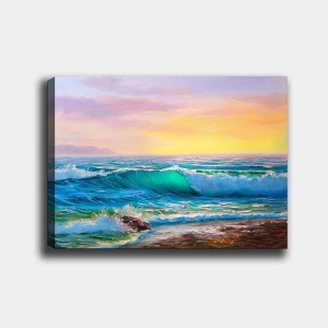 Wallxpert tablou decorativ canvas, 70x100 cm, panza 100%, rama lemn 100% grosime 3 cm, multicolor - Verificat A · Re-Bloom