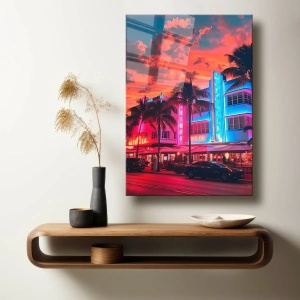 Wallxpert tablou din sticla securizata 40x60 cm, sticla calita 4mm, imprimare UV, multicolor - Verificat B · Re-Bloom - Img 5