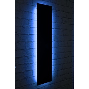 Xmas decoratiune de perete cu LED, 75x20 cm, MDF 2.7mm, 60 LED-uri, adaptor 12V 1A, cablu 375 cm, albastru - Verificat B · Re-Bloom - Img 3