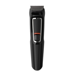 Aparat de tuns barba si parul 8 in 1 PHILIPS MG3730/15, Lame cu ascutire automata, Acumulator, 2 piepteni pentru aspect nebarbierit, 1 pieptane ajustabil pentru barba, 3 piepteni pentru par, Negru, Resigilat, Grad A