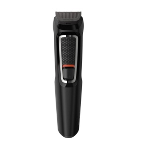 Aparat de tuns barba si parul 8 in 1 PHILIPS MG3730/15, Lame cu ascutire automata, Acumulator, 2 piepteni pentru aspect nebarbierit, 1 pieptane ajustabil pentru barba, 3 piepteni pentru par, Negru, Resigilat, Grad A