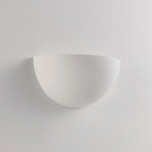 Aplica de perete Narin, LED, ipsos, alb, 28 x 14 cm - Img 3