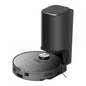 Aspirator robot Heinner HI-RoboX PRO+ HRVC-MAI52DSBK, WI-FI, Aspirator si mop, Putere aspirare 4000Pa, Motor BLDC, Navigatie LDS, AI Technology, Autonomie 200 min, Negru - Img 5