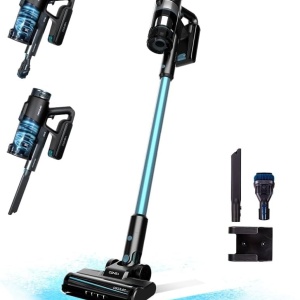 Aspirator vertical 3 in 1 Rockstar 1500 Ray Pure, Putere 215W, 25.2V Li-Ion, 12kPa, Autonomie 45min, Rezervor 500ml