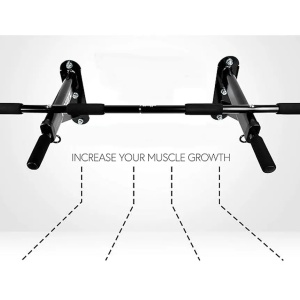 Bara de tractiuni, pentru montare pe perete, inclusiv antrenament, instructiuni de montare, Sarcina maxima 136 kg, Resigilat, Grad A - Img 3