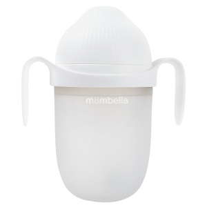 Biberon Anticolici Mombella Breast-Like, 300ml, Tetina 360Ãƒâ€šÃ‚Â° XL Flux Consistent, 100% Silicon, Ivory - Img 2