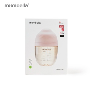 Biberon Anticolici Mombella Breast-Like, 300ml, Tetina 360Ãƒâ€šÃ‚Â° XL Flux Consistent, PPSU, Old Roze - Img 4