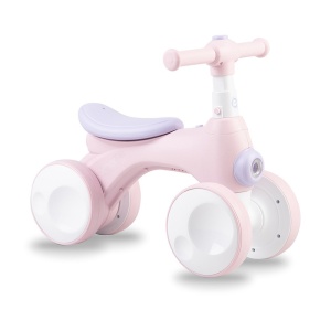 Bicicleta cu lumini, sunet si difuzor de balonase, Momi Tobis - Pink - Img 1