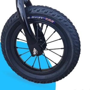 Bicicleta fara pedale Balance Bike, banana bike, 12 inch, varsta 2-5 ani, cadru din aluminiu, albastru, Resigilat, Grad A - Img 3