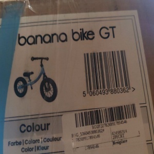 Bicicleta fara pedale Balance Bike, banana bike, 12 inch, varsta 2-5 ani, cadru din aluminiu, albastru, Resigilat, Grad A - Img 6