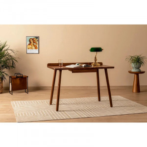 Birou Cosner, lemn fabricat, maro inchis, 73 x 110 x 60 cm