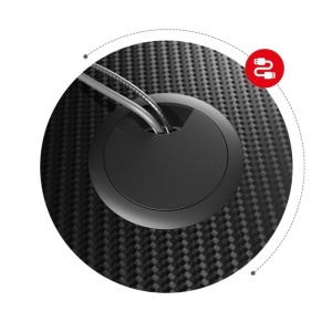 Birou de Gaming Huzaro Hero 1.6, 120x60cm, Negru - Img 6