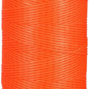 Bobina de ata pentru mestesuguri Sourcingmap, poliester, portocaliu, 170 m x 1 mm - Img 1
