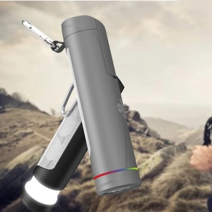 Boxa portabila bluetooth de 5W, cu Selfie stick 4 in 1, lanterna si power bank de 5200 mAh, porturi micro SD si USB