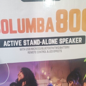 Boxa portabila Ibiza Sound, COLUMBA80, 800W, Bluetooth, USB, microSD, AUX si MIC, negru, Resigilat, Grad A - Img 6