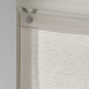 Brondby jaluzea semitransparenta 80x140 cm, 100% poliester, inele de fixare, lavabila 30°C, taupe - Verificat A · Re-Bloom - Img 2