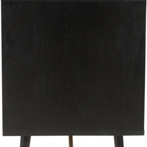 Bufet Verona, negru/ alama, 160 x 80 x 45 cm - Img 5
