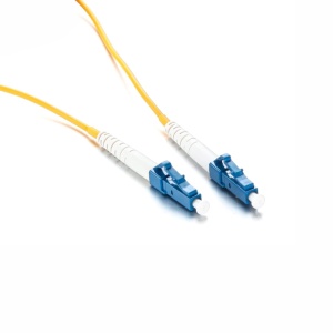 Cablu de corectie cu fibra Simplex LC-LC, 9/125 μm, galben/alb/albastru, 10 m