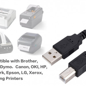 Cablu UBS pentru imprimanta Alphatec, negru, 3 m - Img 4