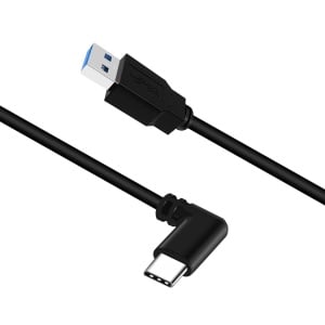 Cablu USB A la USC C Newzerol, metal/PVC, negru, 5 m