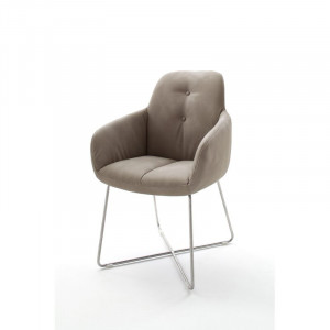 Cadru pentru scaun Tessera, metal, argintiu, 42 x 52 x 60 cm - Img 2