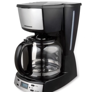 Cafetiera digitala Heinner Hcm-D918X, Putere 900W, Capacitate 1.8L, Display LCD, Negru/Inox