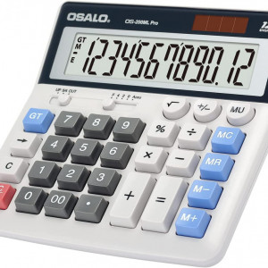 Calculator solar cu 12 cifre Lefancy, ABS/plastic, multicolor, 12,3 cm - Img 1