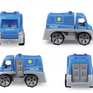 Camion Politie Lena Truxx cu figurina si accesorii