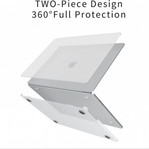 Carcasa de protectie pentru MacBook Air TeDaWen, plastic, transparent, 13.6 inchi - Img 8