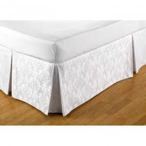 Cearsaf de pat, textil/bumbac, alb, 137 x 191 cm