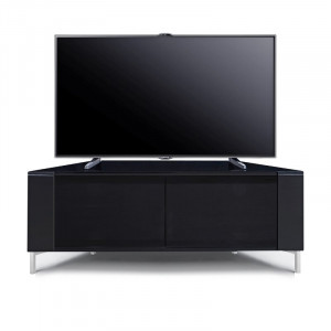 Comoda TV Arismendy, negru, 120 x 45 x 47 cm - Img 2