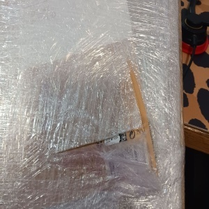 Cos pentru rufe Hennez, Premium, gri, textil, 100 l, Resigilat, Grad A - Img 5