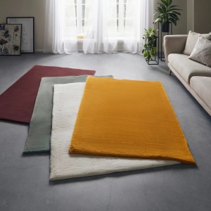 Covor din blană artificială Caroline alb, 80x150 - Img 2