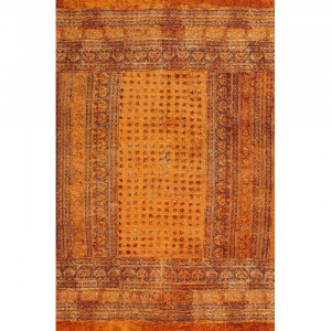 Covor Indian, teracota/rosu, 155 x 180 cm - Img 1