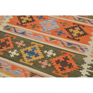 Covor Kilim, lana, multicolor, 170 x 230 cm - Img 4