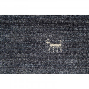 Covor Loom, lana/bumbac, gri, 200 x 290 cm - Img 2
