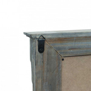 Cuier cu carlige si tabla de scris Liam lemn/fier, gri, 49 x 3 x 45 cm - Img 4