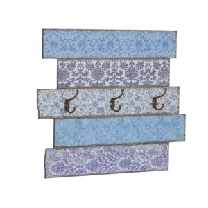 Cuier de perete Emma, MDF, multicolor, 66 x 55 x 10,5 cm