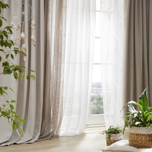 Draperie Leo, bej, aprox. 135 x 255 cm - Img 3