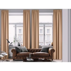 Draperie Lilijan Home & Curtain, poliester, ecru, 140 x 350 cm