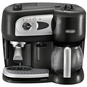 Espressor manual si Cafetiera De'Longhi BCO 261B.1, 1750 W, 15 bar, 10 cesti, Negru, Resigilat, Grad A