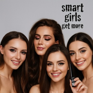 Eyeliner lichid Smart Girls Get More, Thin Brush, 4, 5 ml, Black - Img 4