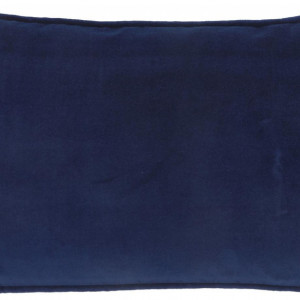Fata de perna Dana, bumbac, albastru marin, 30 x 50 cm - Img 1
