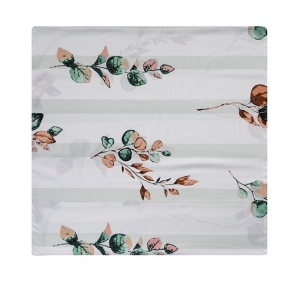 Fata de perna, satin bumbac 100%, 80x80 cm, lavabil 40°C, multicolor - Verificat A · Re-Bloom - Img 2