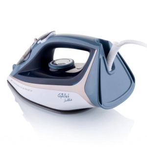 Fier de calcat Gallet Jullie FAR 806, 2200 W, 300 ml, 140 g/min, talpa ceramica, alb cu albastru - Img 4